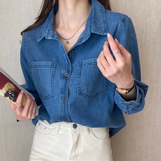 Damenjacke Lässige Denim 70 % Baumwolle-1