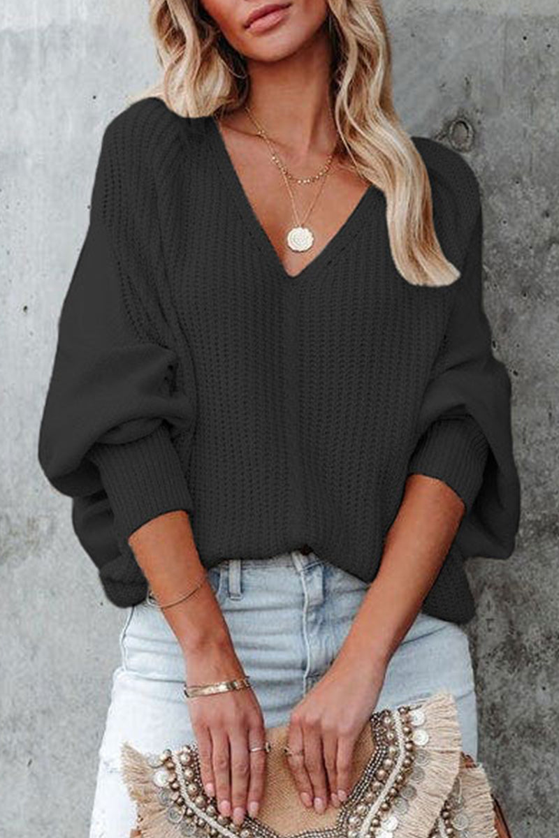 Variant image for Damen-Strickpullover, V-Ausschnitt, weiche Qualität-6