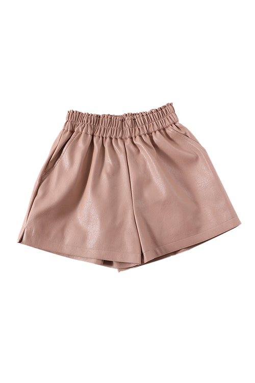 Variant image for Damen-Shorts, elastischer Bund, Kunstleder, Taschen-9