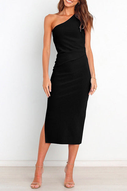 Variant image for Damen-Kleid Trägerlos Midi mit Rüsche aus Baumwolle und Polyester-9