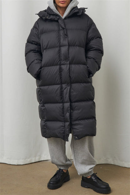 Variant image for Outdoorjacke Damen Kapuzenkragen Unifarben Polyester Bequeme Passform-7
