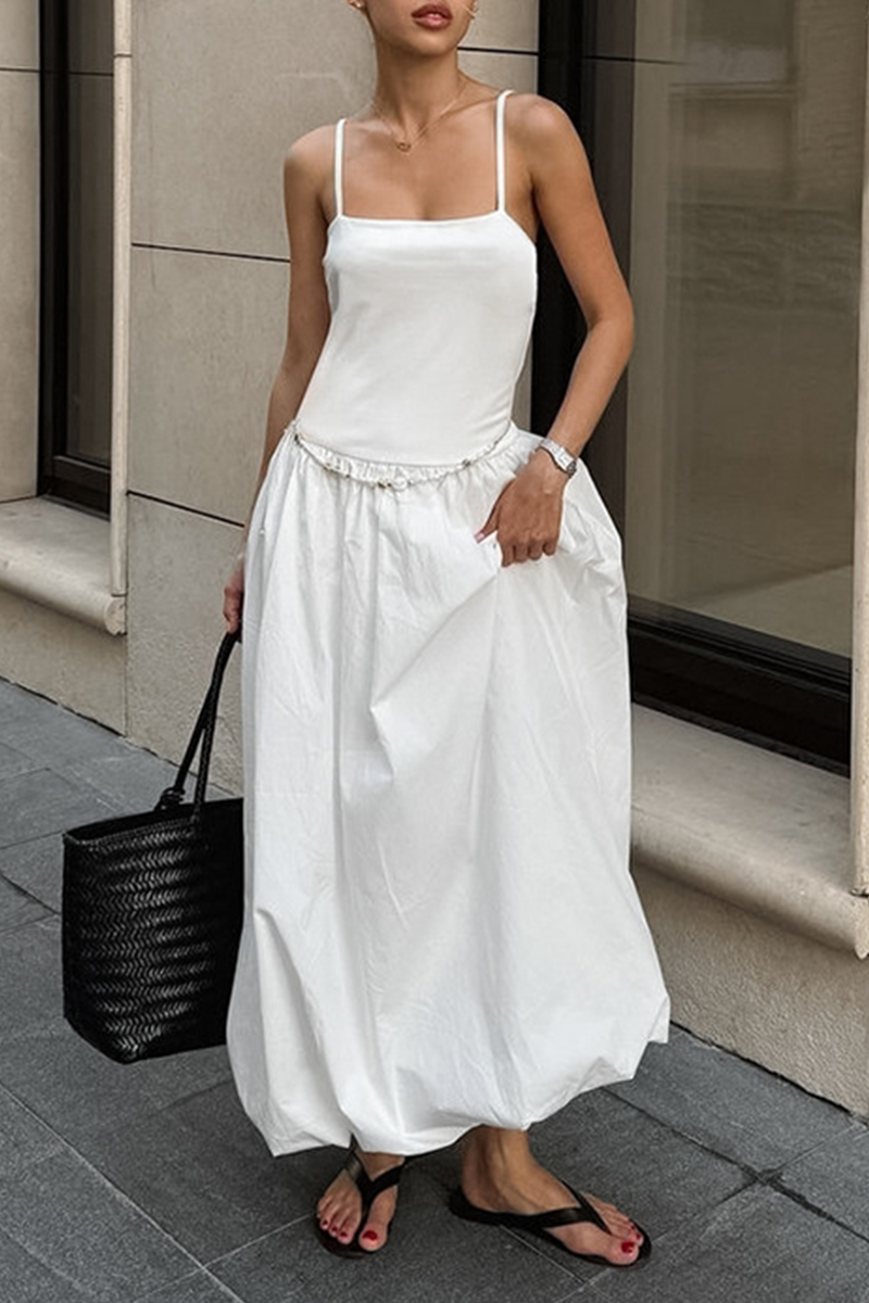 Damen-T-Shirtkleid mit Rüschen und viereckigem Ausschnitt aus 100 % Baumwolle-2