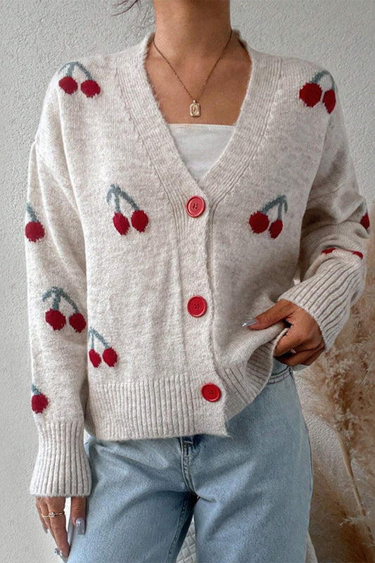 Damen-Pullover, mit V-Ausschnitt Patchwork, weiche Stoffmischung-1