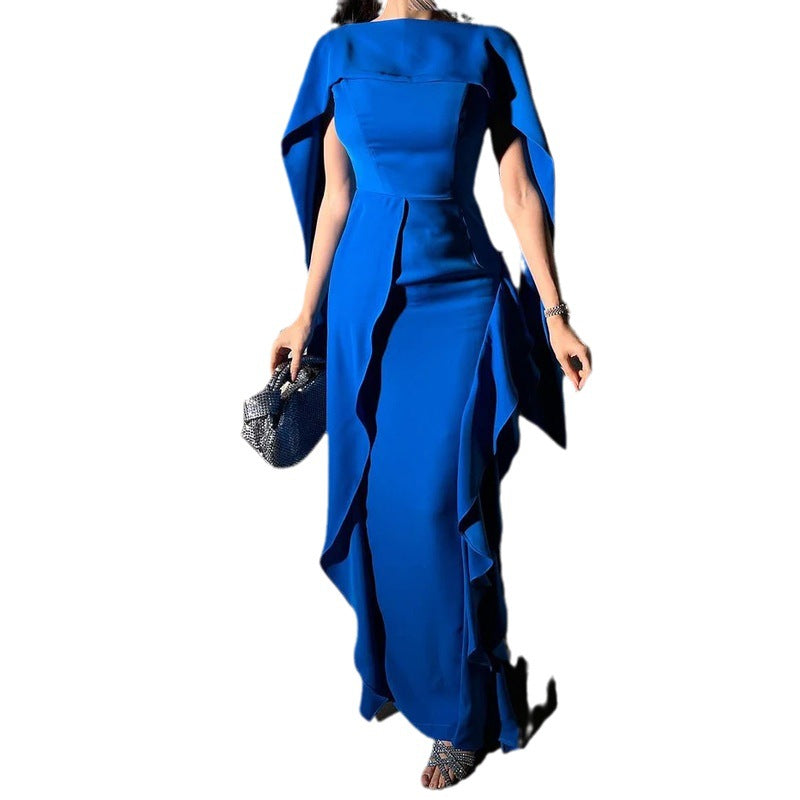 Schöne Damenkleider, Off-Shoulder, elegantes Polyester-3
