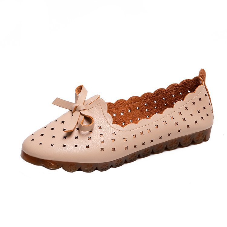 Damen-Ballerinas, Lochmuster, Synthetikmaterial 1