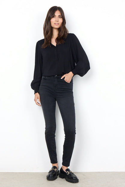 Damen-Hose, Stretchig, Polyester für Alltag und Freizeit-6