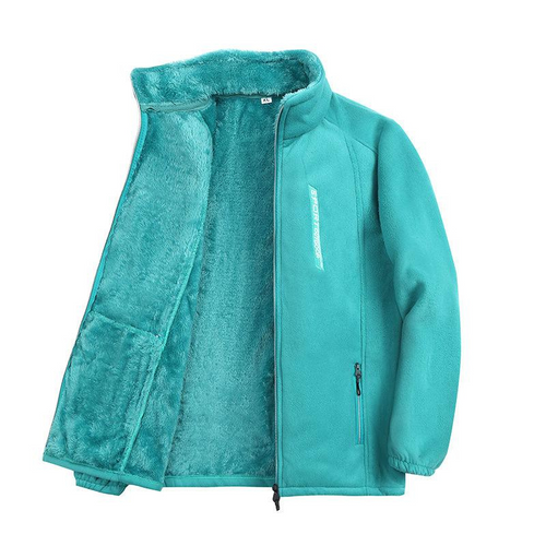Damenjacke Leicht Fleece mit Reißverschluss für Outdoor-Aktivitäten-1