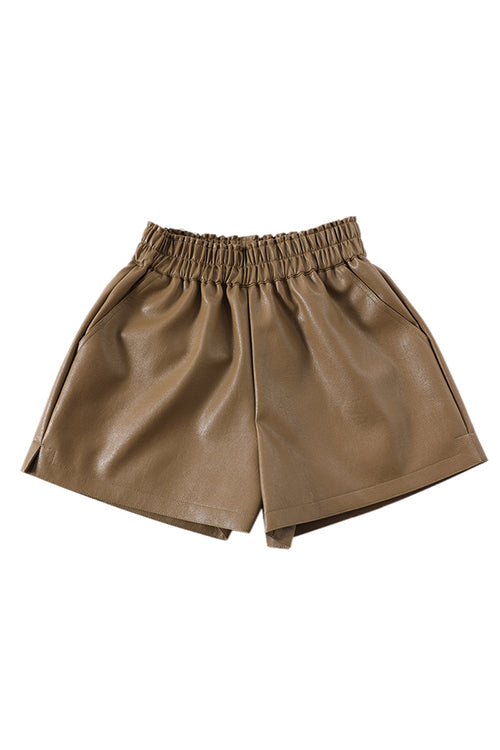 Variant image for Damen-Shorts, elastischer Bund, Kunstleder, Taschen-13