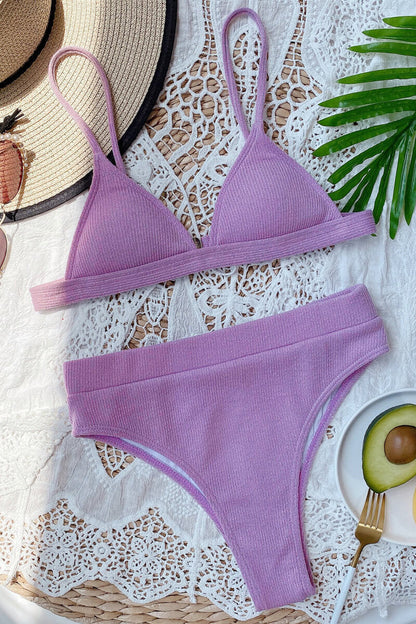 Damen Bikini Dreieckiges Design in weichem Material 1