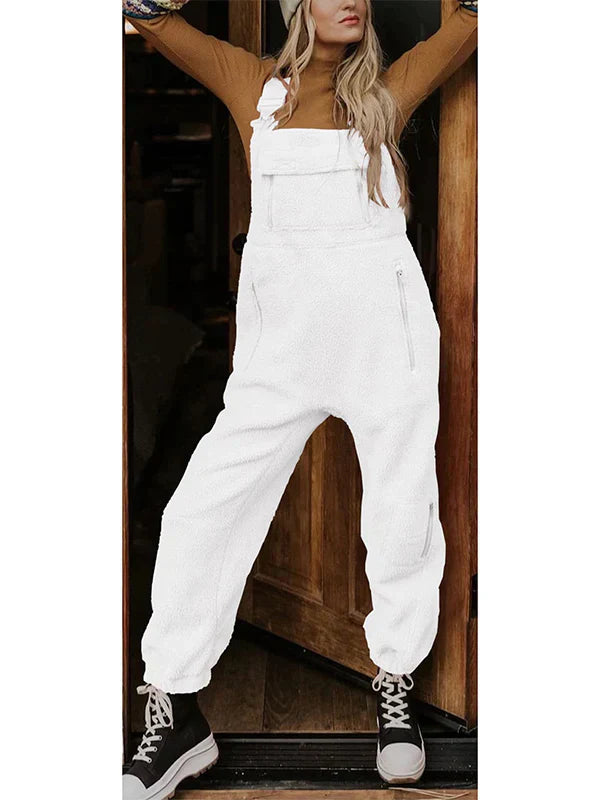 Variant image for Damen-Jumpsuit Fleece mit Reißverschluss Modernes Design-21