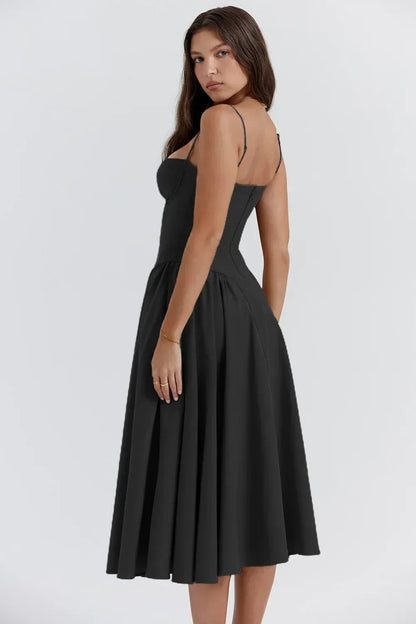 Variantenbild für Damenkleid im Korsettstil aus atmungsaktivem Material-5