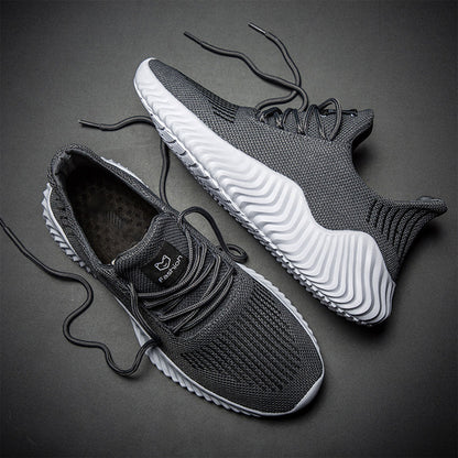 Sportliche Herrenschuhe aus Leder mit Memory-Schaumsohle – leicht und langlebig, perfekt für Training und Alltag 4