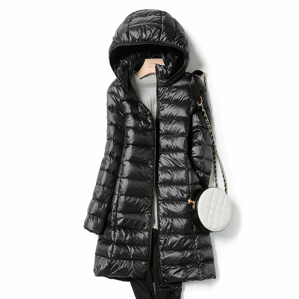 Damen Winterjacke Leichtgewicht-Design Atmungsaktiv Chic Synthetikfaser 10