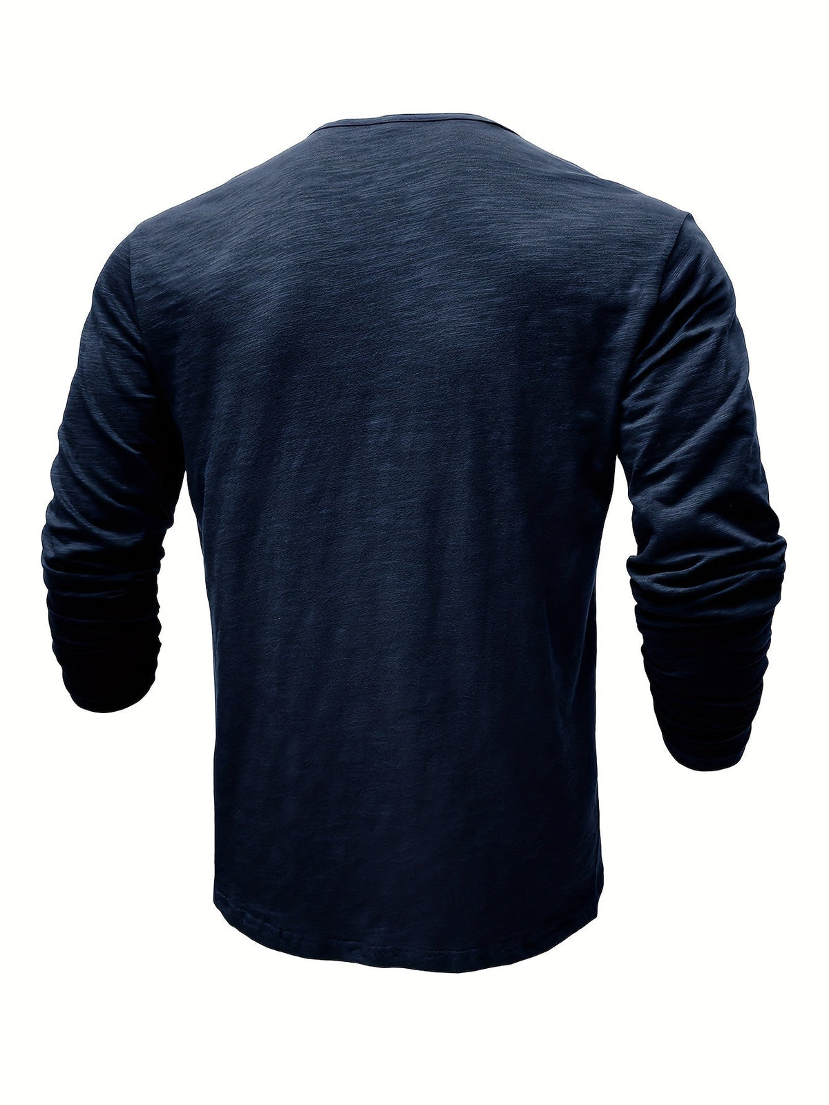 Herrenhemd, Henley, Halbknopfleiste, Stretchmaterial, zeitloser Stil-5