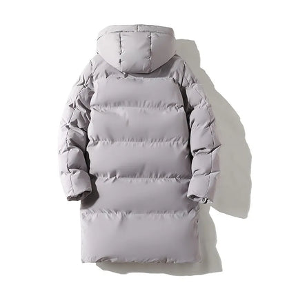 Herren-Winterjacke, elegant, Synthetik, Isolierung-3