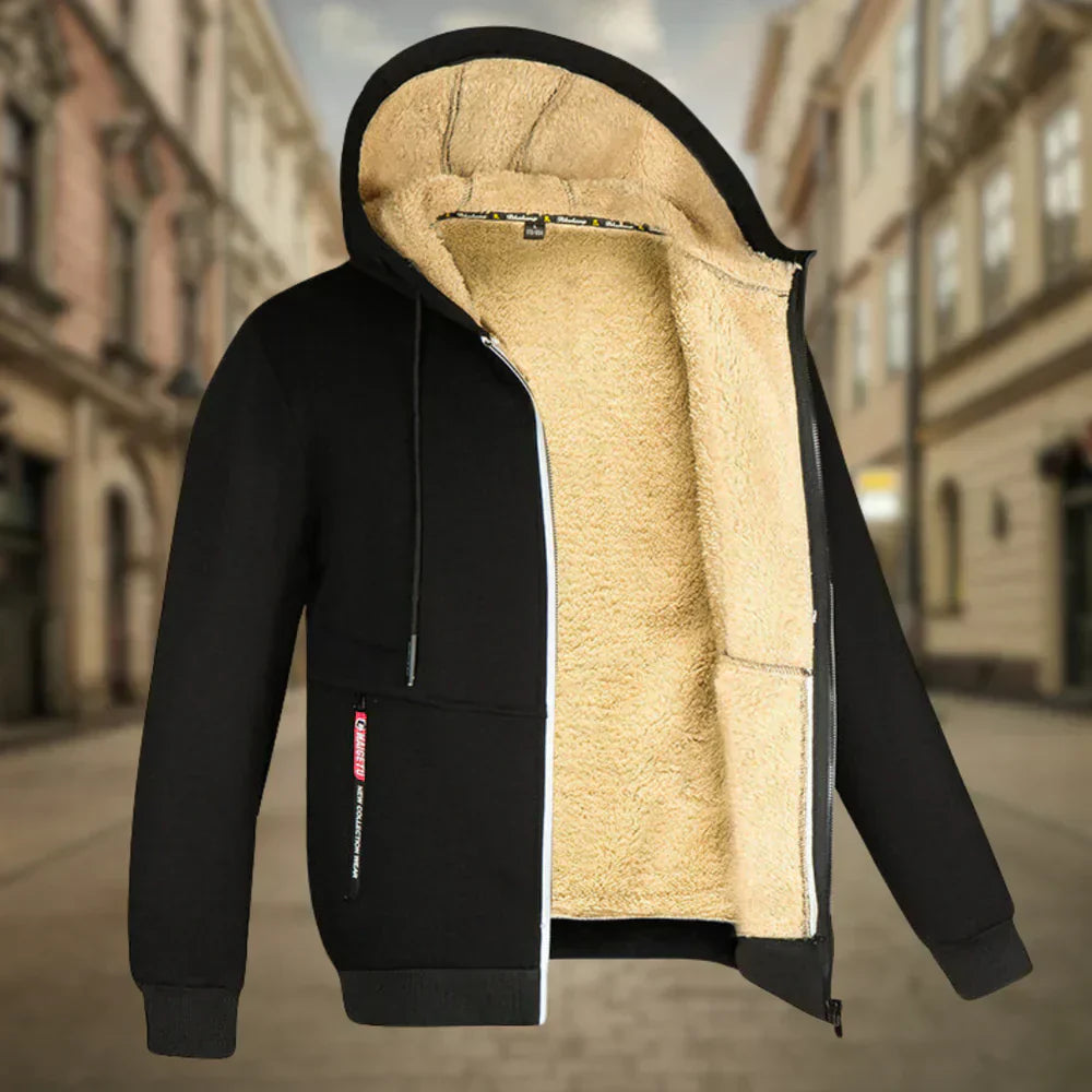 Variantenbild für Herren-Hoodie aus Fleece, modern, lockere Passform, 100% Polyester-9