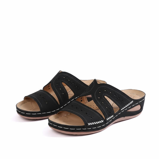 Damen-Sandalen, orthopädisch, weich, Komfort, 4 cm Sohle