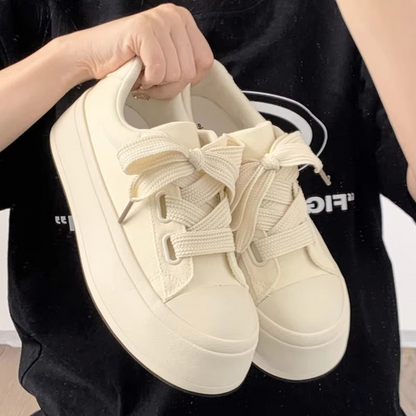 Damen-Sneaker, Plateau, Textil, Synthetik-4