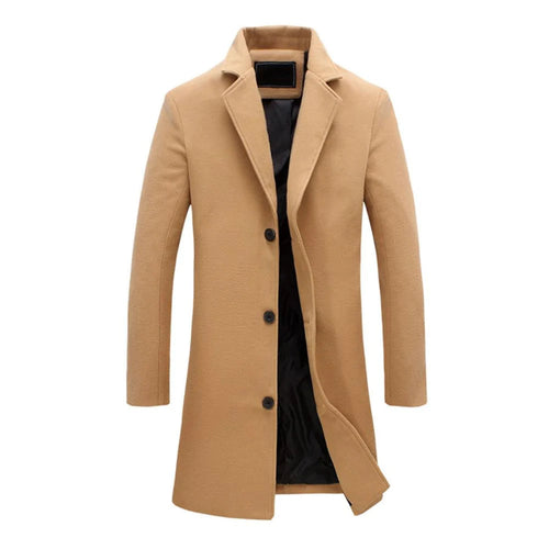 Langer Wintermantel Damen Hochwertige Baumwolle Elegantes Design-1