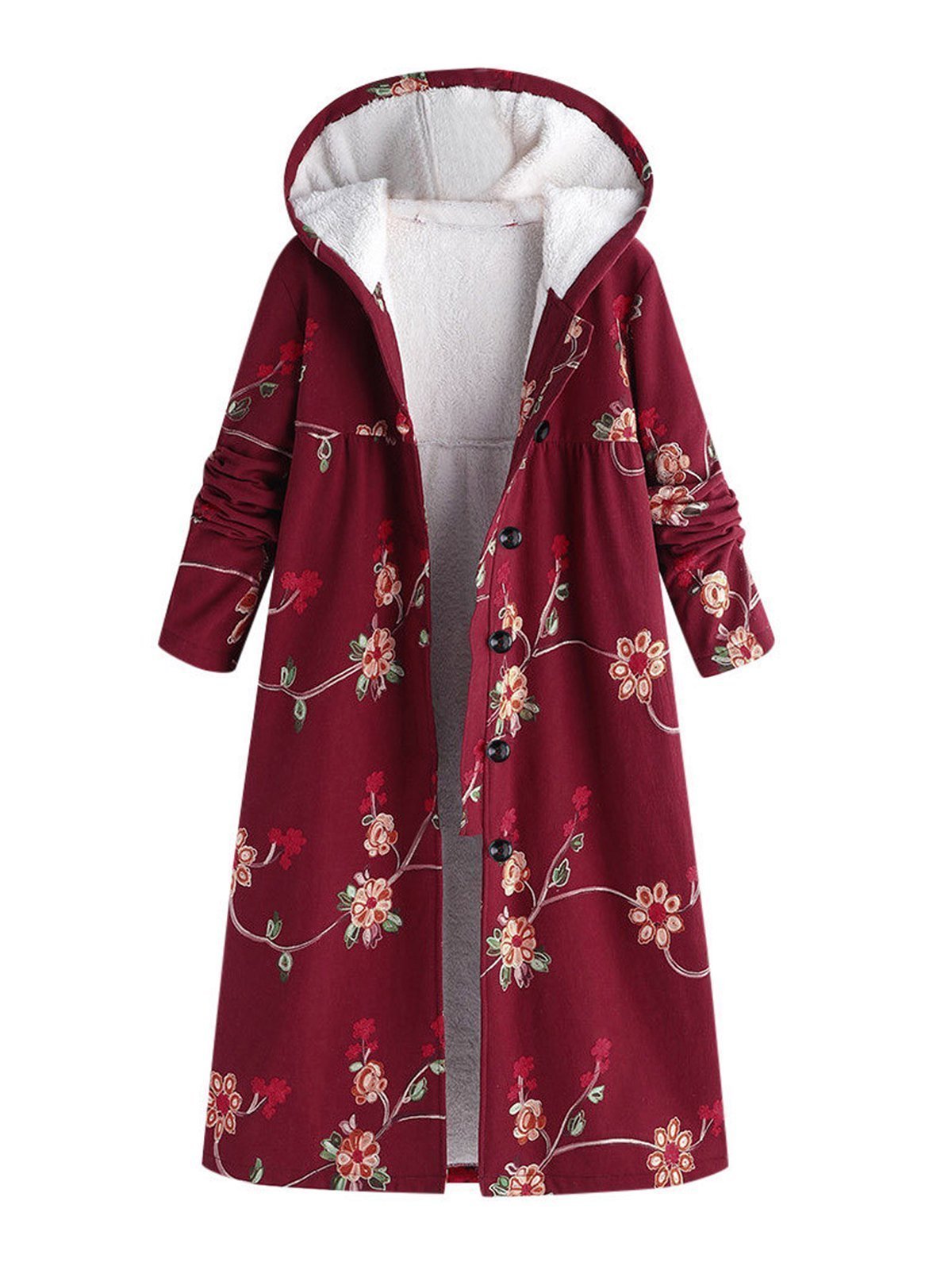 Damen-Mantel, elegantes Polyester, für einen puristischen Look-1