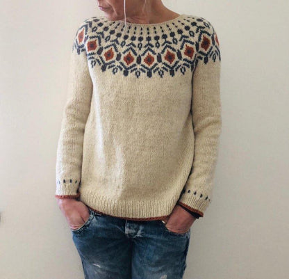 Variant image for Damen-Strickpullover, Herbstdesign, weiches Material-1