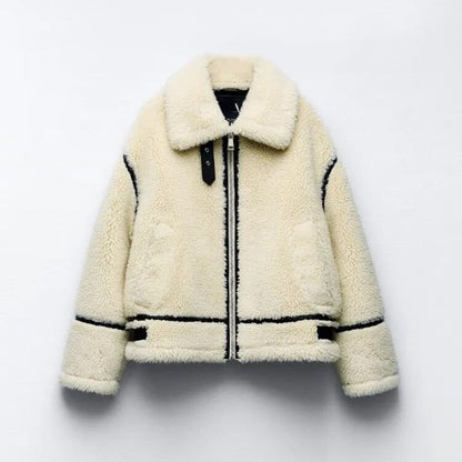 Damen-Fleecejacke, warm, bequem, Polyester, für den Outdoor-Bereich-1