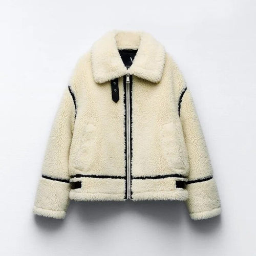 Damen-Fleecejacke, warm, bequem, Polyester, für den Outdoor-Bereich-1
