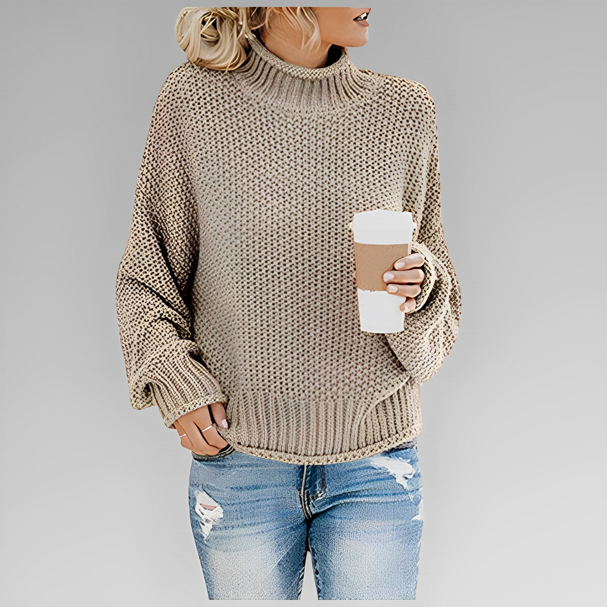 Winterpullover für Damen aus 100% Acryl – weicher und warmer Pullover mit vielseitigem Design, mehrere Größen S-XL 15