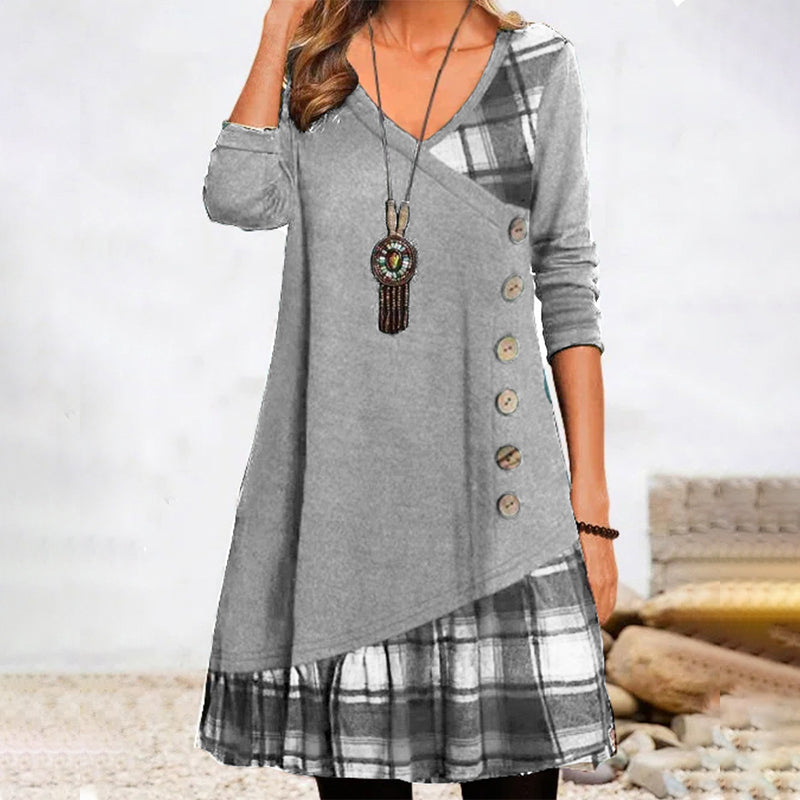 Damen-Kleid, lang, elegant, leicht, Material-1