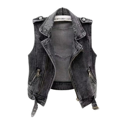 Variant image for Damen Weste Denim Moderner Stil Vielseitiger Komfort-1