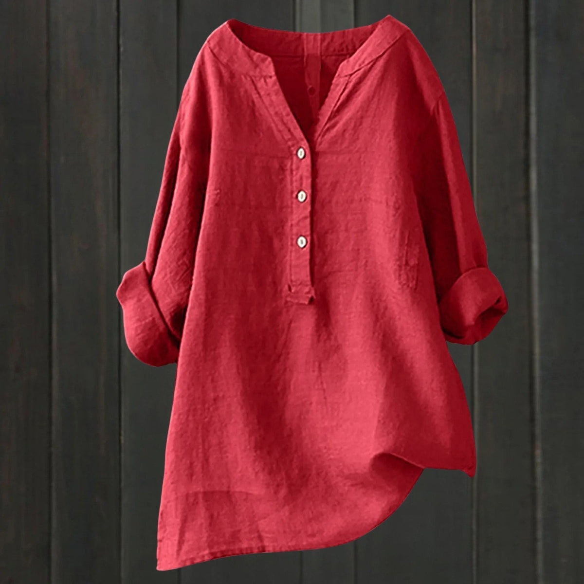 Variant image for Damenbluse vielseitig mit Knopfleiste Polyester-1