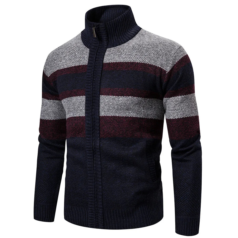 Slimfit Winterweste für Herren mit hochwertigem Strickdesign – Trendig und wärmend, in mehreren Farben und Größen 7