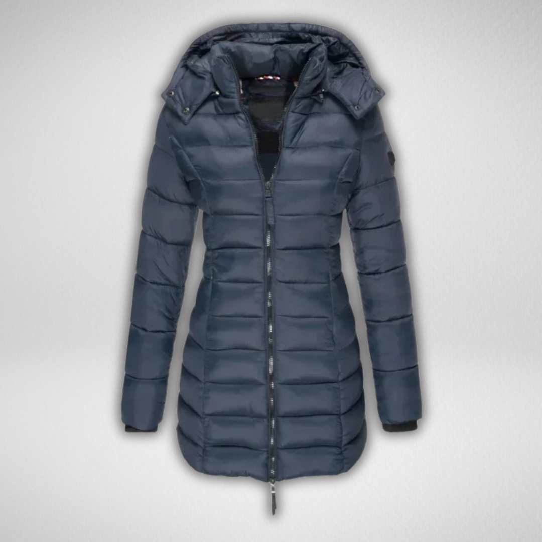 Variant image for Langer Wintermantel Damen Wasser- und Windabweisend Klassisches Design-1