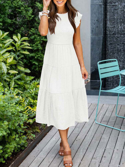 Damen-Sommerkleid, leicht und luftig, für Mittsommer und Fest 7