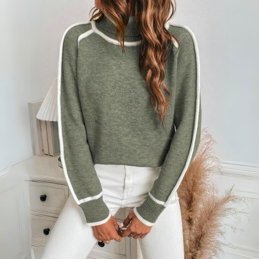 Damen-Strickpullover, elegantes Design, Acryl 4