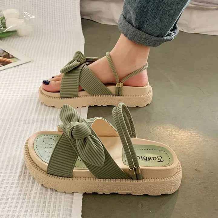 Damen-Sandalen, elegantes Design, synthetisches Leder, weiche Innensohle 1
