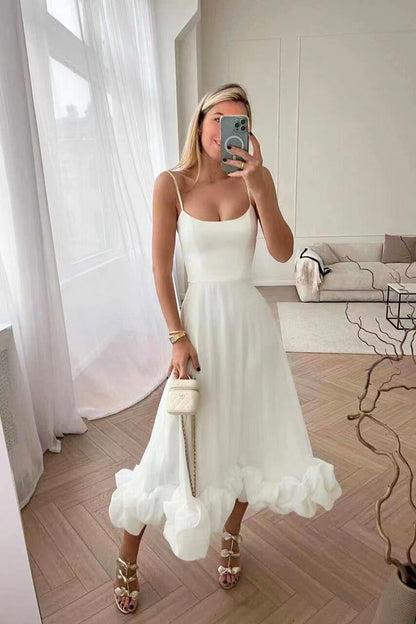 Variant image for Damen-Midikleid, zeitlos, leichtes Material, elegante Silhouette-5