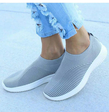 Damen Sneakers Leichte Atmungsaktive Synthetikmaterial für bequeme tägliche Nutzung-4