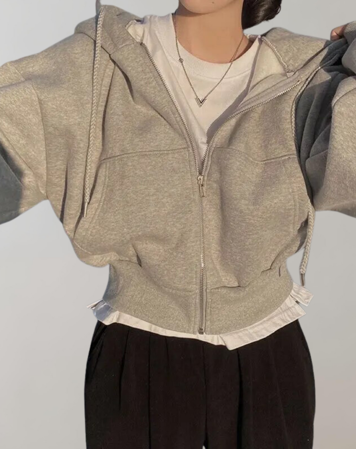 Variant image for Damen Winterjacke Schlichter Stil Polyester Lang-10