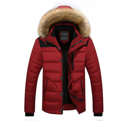 Winterjacke Damen mit Kapuze Polyester Wind- und wasserabweisend Langer Schnitt 5