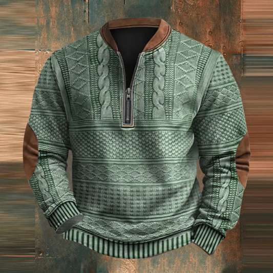 Herren-Pullover, klassisch, weichem Strickacryl, Material-1