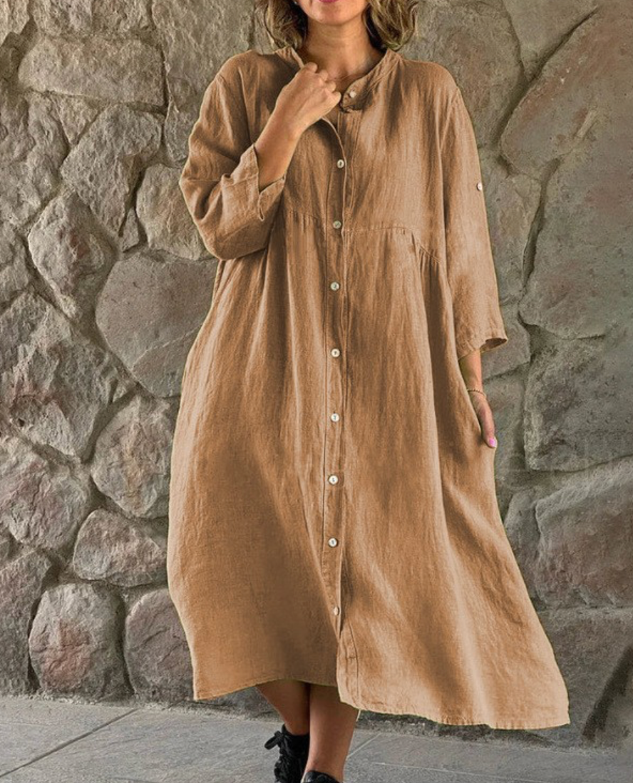 Damen-Freizeitkleid, einzigartiges Design, nachhaltiges Material 4