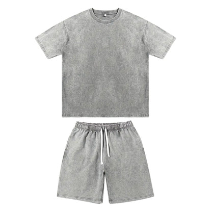Damen-Set, zweiteilig, Vintage, leichte Baumwolle-1