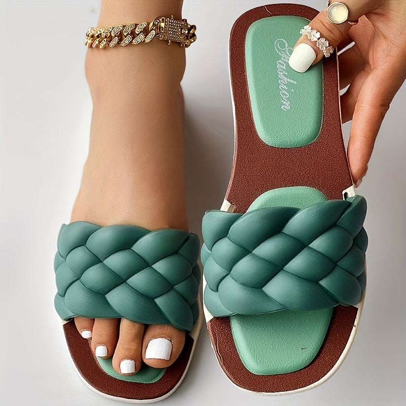 Damen-Sandalen, offene Zehe, elegant, Kunstleder-6