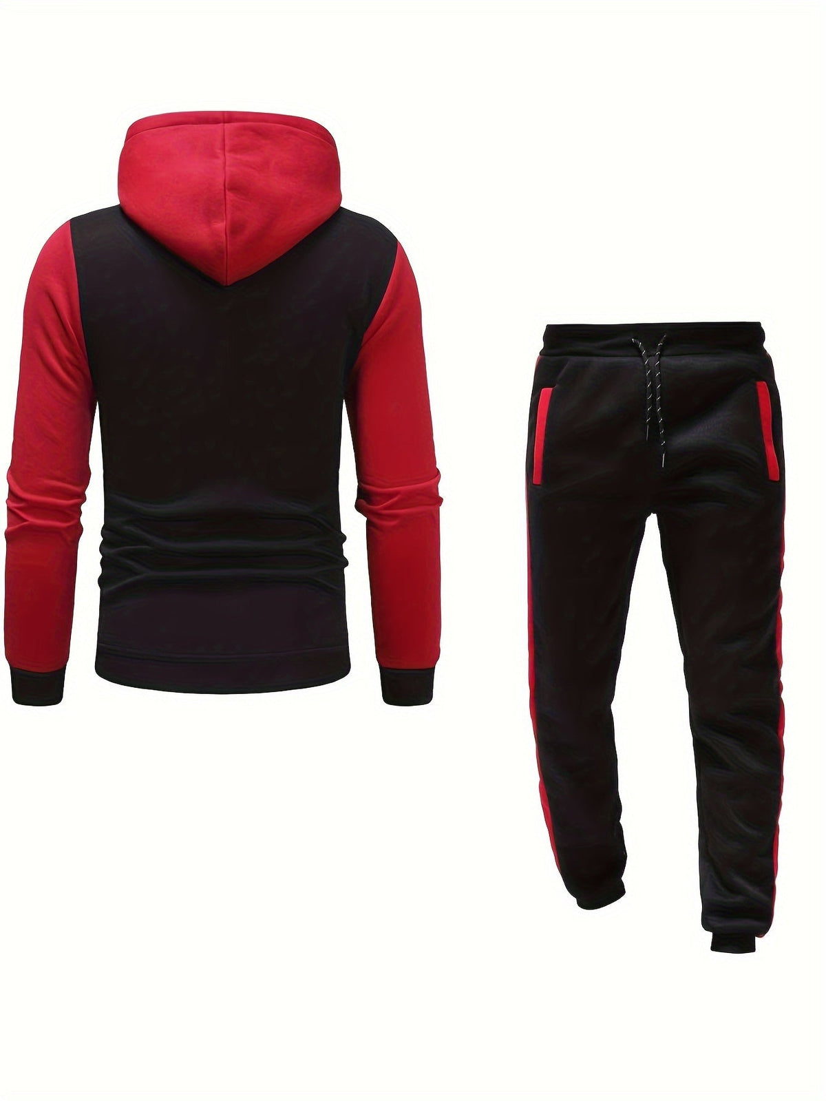 Herren Freizeit-Trainingsanzug Oversized Polyester-4
