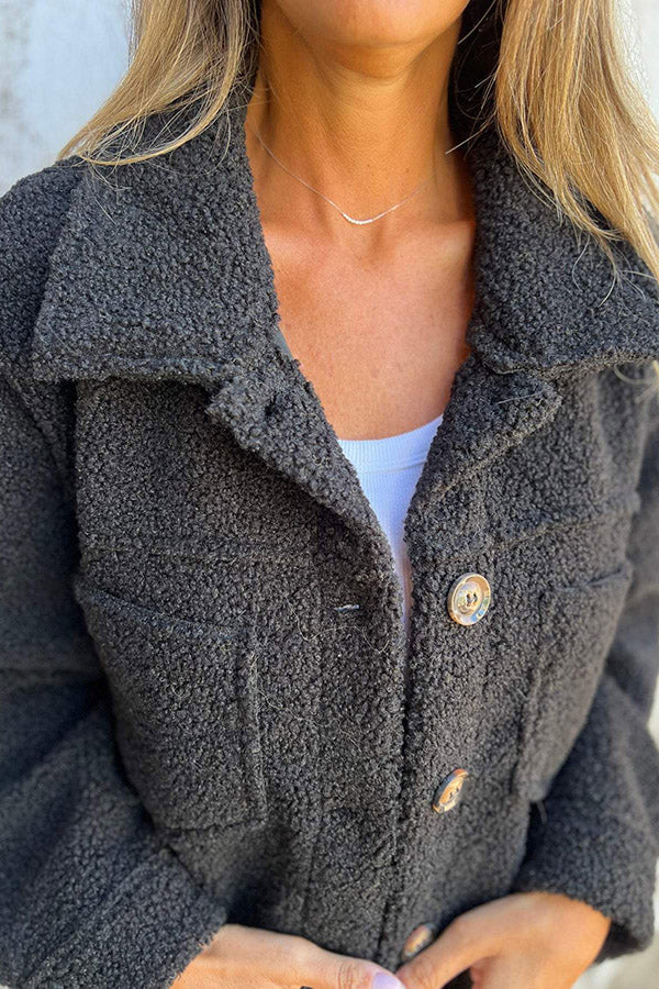 Langer Wintermantel mit Seitentaschen in hoher Qualität aus 100% Polyester-4 für Damen
