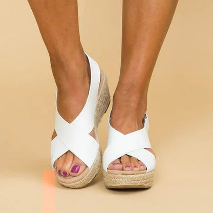 Damen-Sommersandalen, bequem, synthetisch, mit orthopädischer Sohle-4