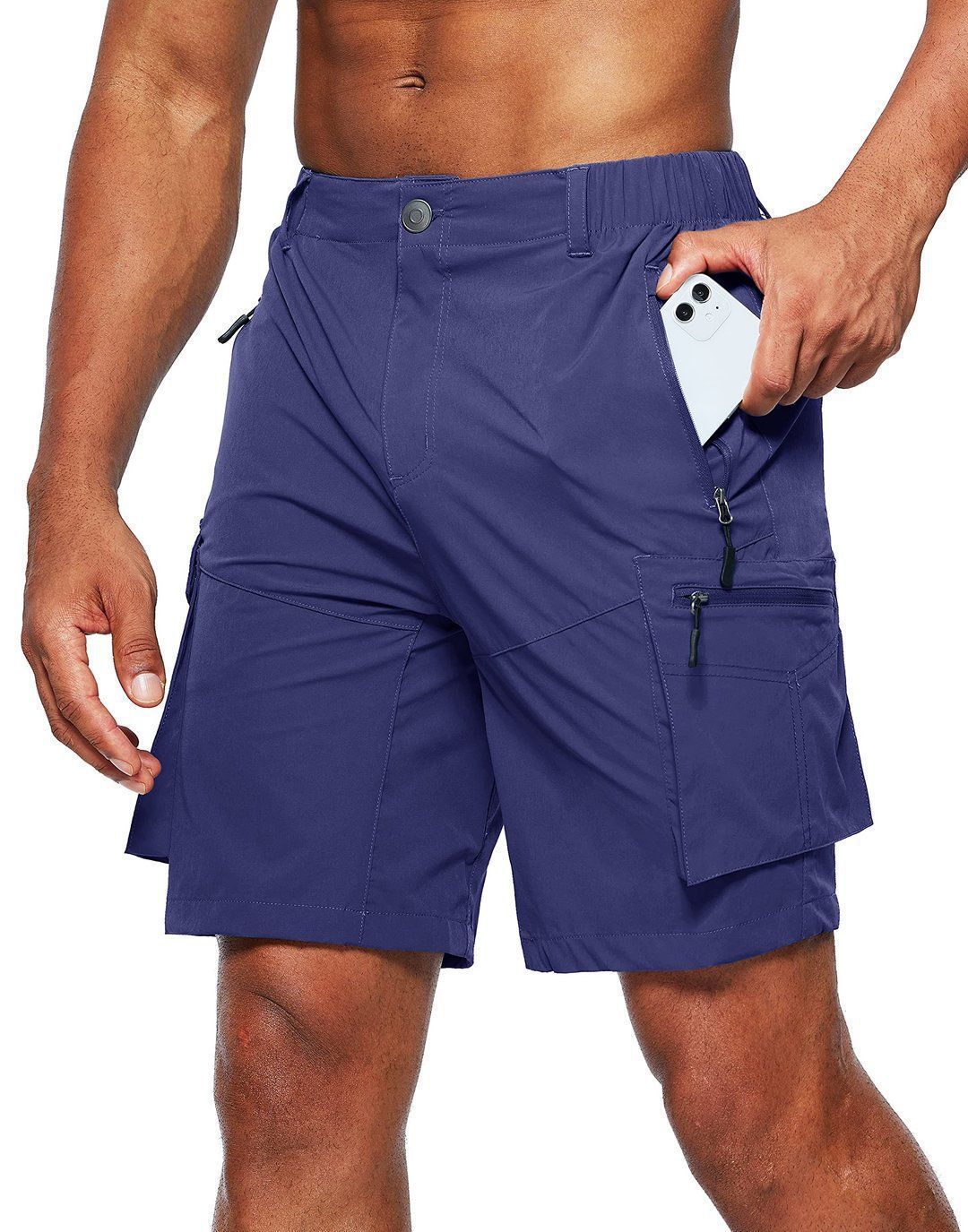 Herren Cargoshorts Multifunktionelles Design 100% Baumwolle 2