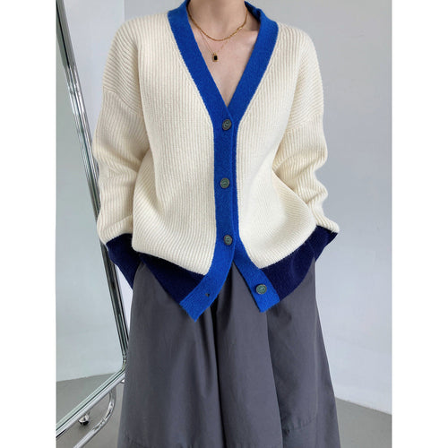 Damen-Cardigan Modernes Design Weiches Acryl-1
