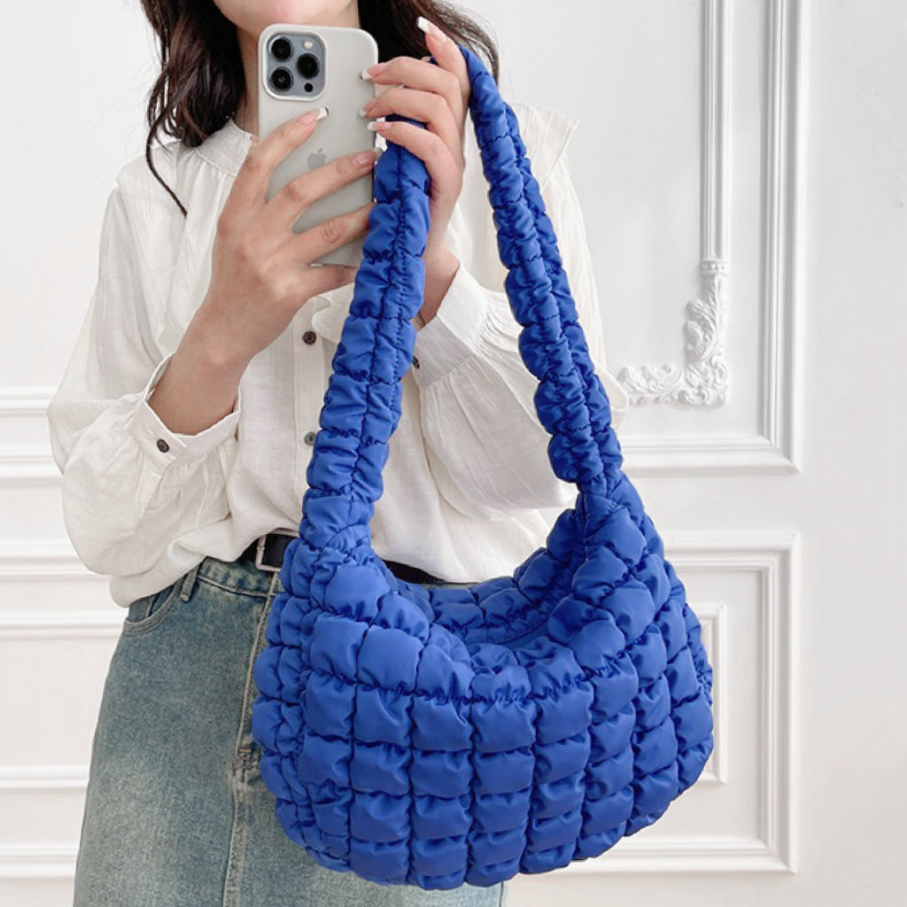 Schultertasche Damen Klassisches Design Leichtes Synthetikmaterial-4